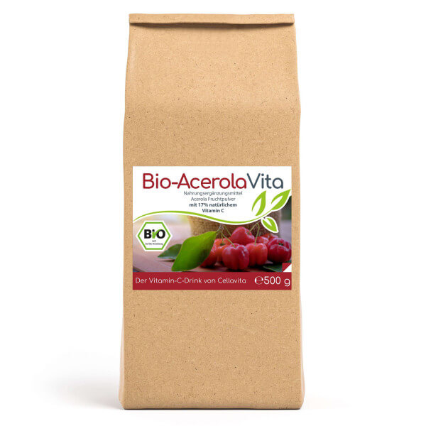 Bio Acerola Vita (Der Vitamin-C-Drink) 500g Pulver Vorratsbe