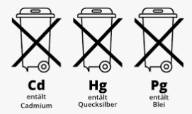 Entsorungshinweis fuer Batterien