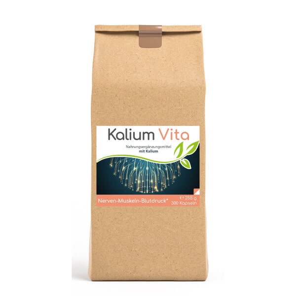 Kalium Vita (Nerven-Muskeln-Blutdruck) 300 Kapseln im Vorratsbeutel