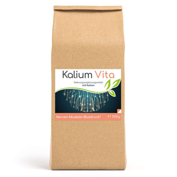 Kalium Vita (Nerven-Muskeln-Blutdruck) 500g Pulver Vorratsbeutel