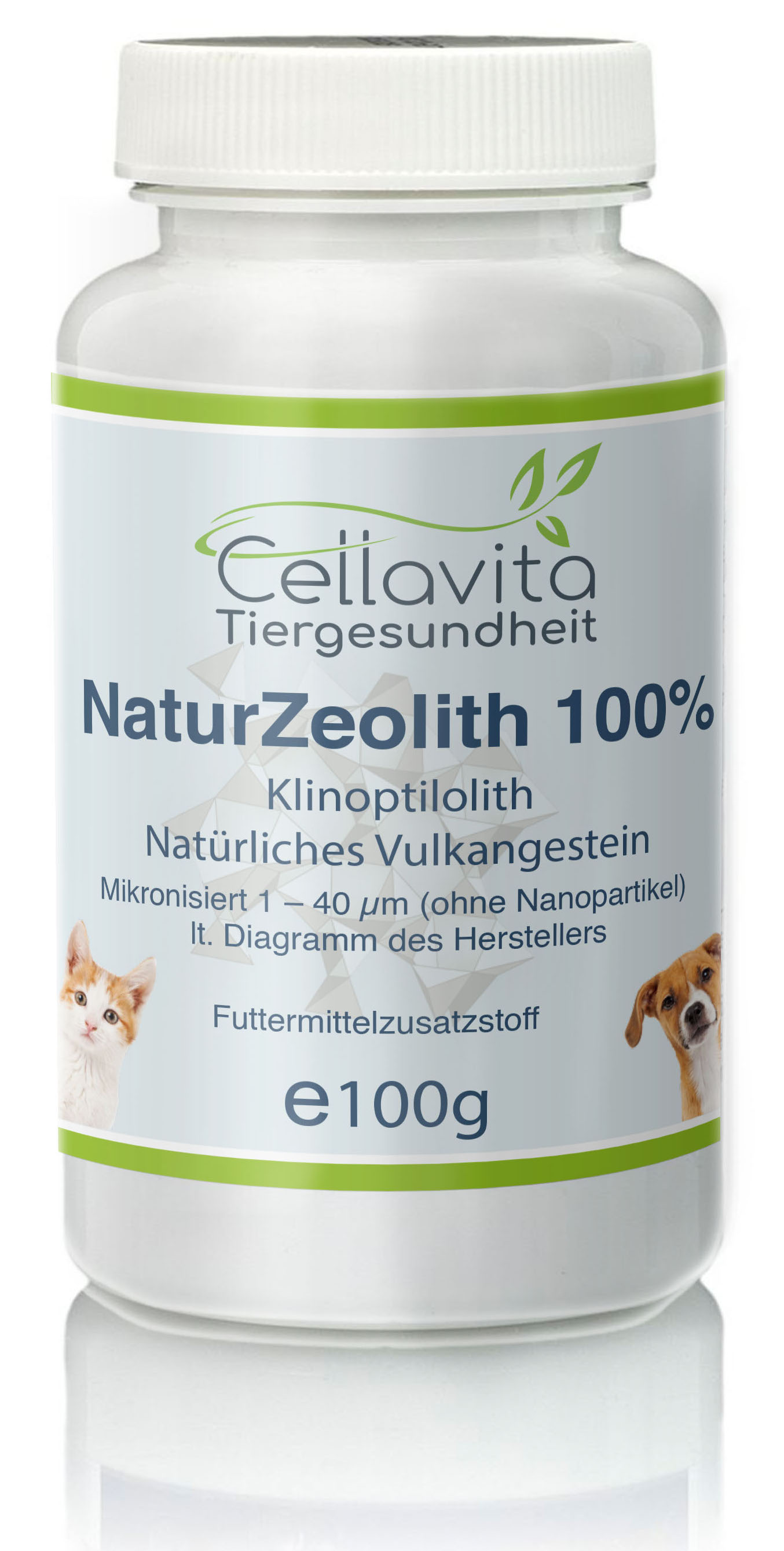 CellaVet Zeolith 100g für Hunde &amp; Katze Magen / Darm Tiere