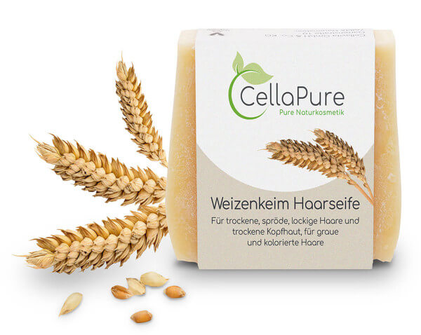 CellaPure Weizenkeim Haarseife