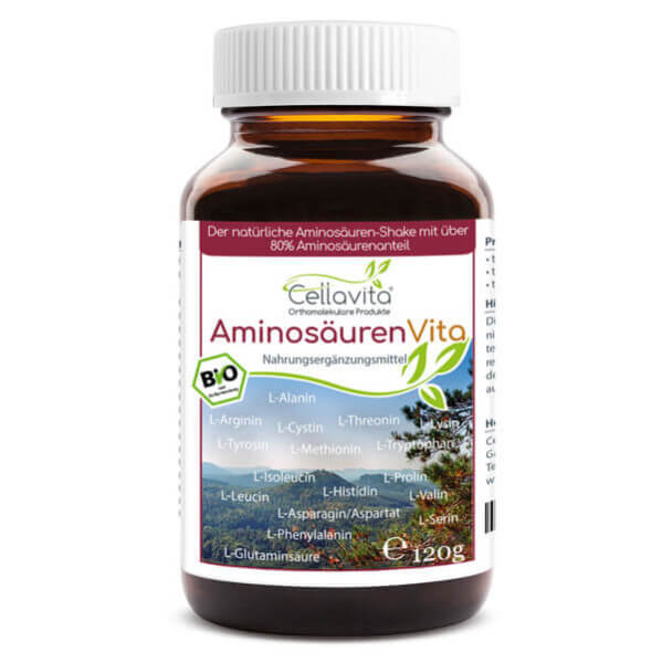 Aminosäuren Vita (natürliche Aminosäuren & Proteine) 120g im Glas