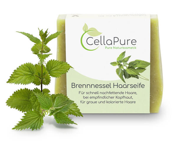 CellaPure Brennnessel Haarseife