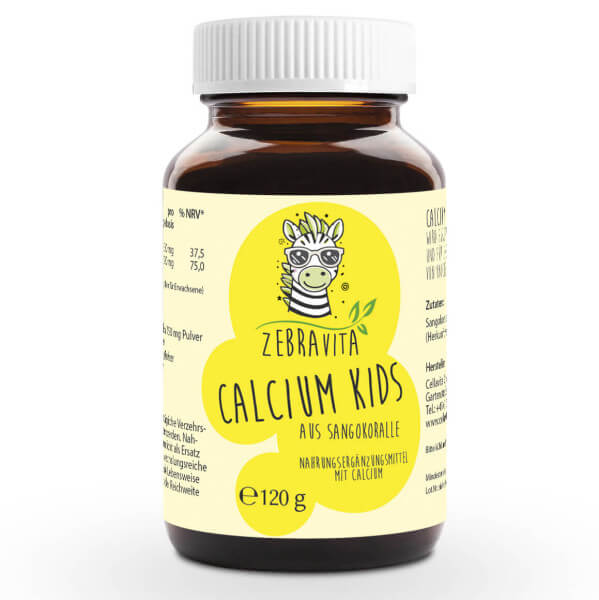 Calcium kids (natürlicher Calcium Lieferant) für Kinder - 120g Pulver im Glas