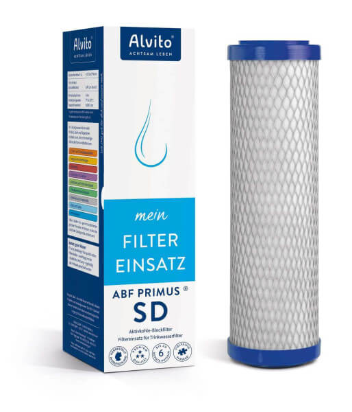 Alvito Filterkartusche Aktivkohlefilter ABF Primus® SD "blau"